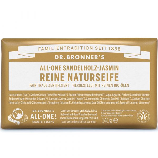 Dr. Bronners Reine Naturseife Sandelholz-Jasmin