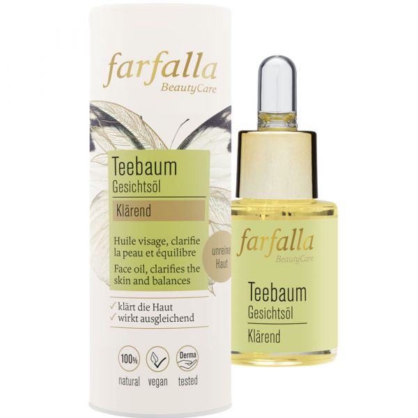 Farfalla Gesichtsöl Teebaum klärend