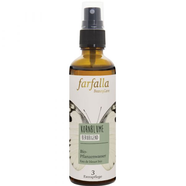 Farfalla Kornblume Bio-Pflanzenwasser beruhigend Farfalla Kornblume Bio-Pflanzenwasser beruhigend
