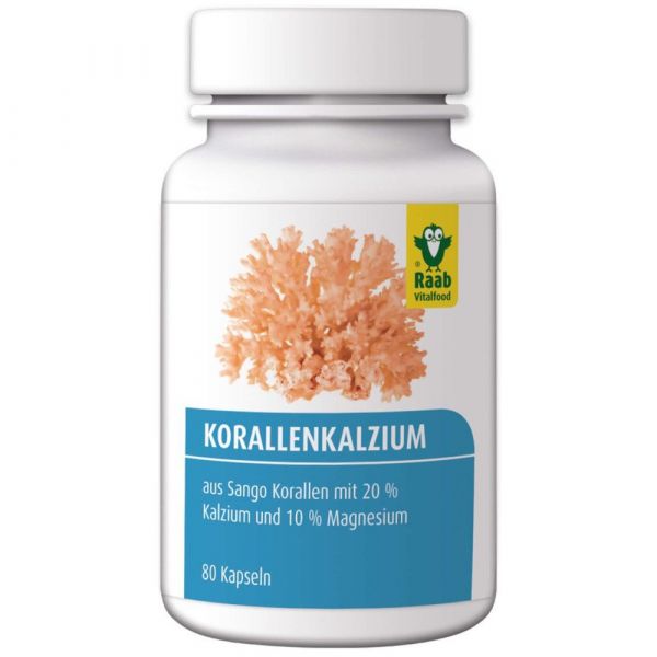 Raab Vitalfood Korallenkalzium Kapseln Dose