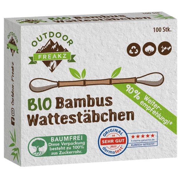 Outdoor Freakz Bambus Wattestäbchen