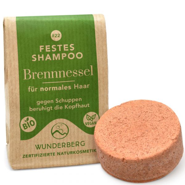 Wunderberg Festes Shampoo Brennessel