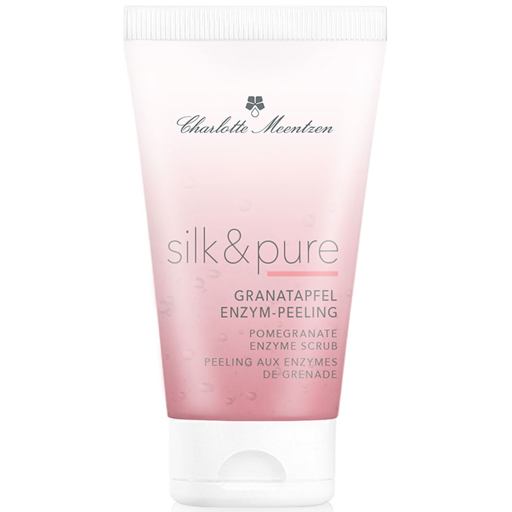 Charlotte Meentzen Silk & Pure Gommage enzymatique à la grenade 50 ml - Exfoliant pour le visage