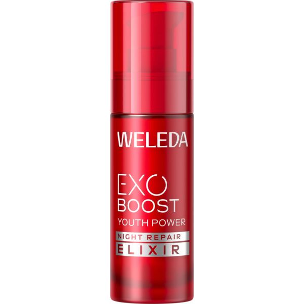 WELEDA Exo Boost Youth Power Night Repair Elixier Granatapfel