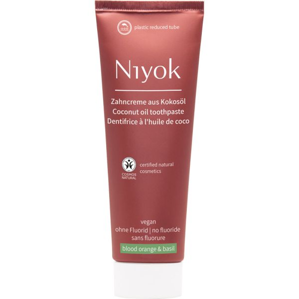 Niyok Zahncreme Blutorange & Basilikum