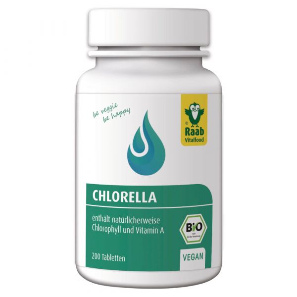 Raab Vitalfood Chlorella Tabletten Dose bio