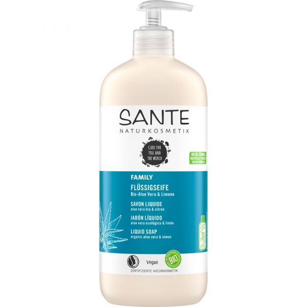 Sante FAMILY Flüssigseife Bio-Aloe Vera & Limone