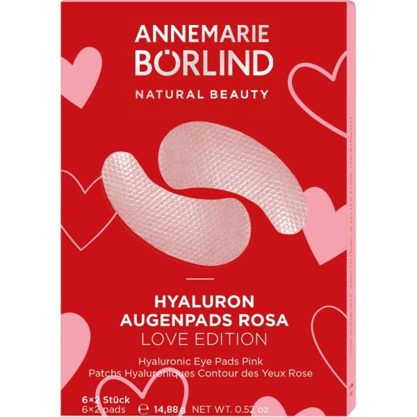 ANNEMARIE BÖRLIND HYALURON AUGENPADS ROSA LOVE EDITION
