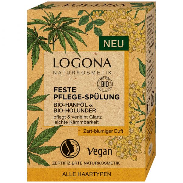 Logona Feste Pflege-Spülung Bio-Hanf & Bio-Holunder