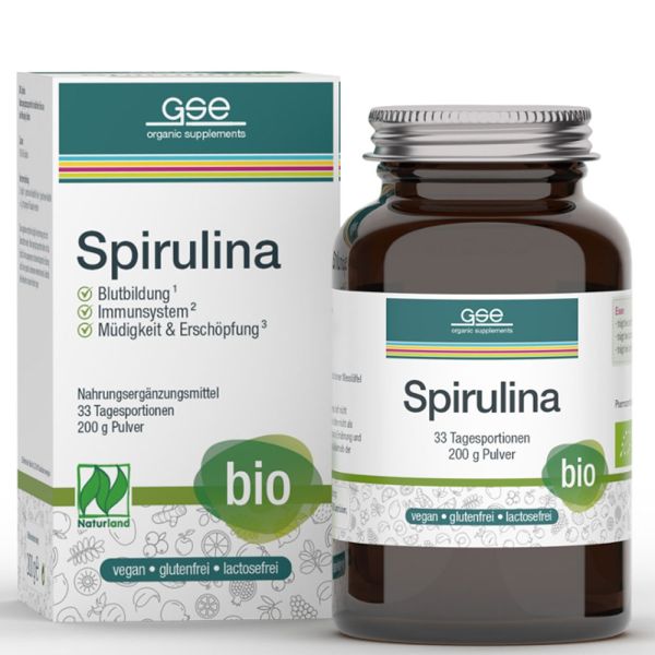 GSE Bio Spirulina Pur Pulver