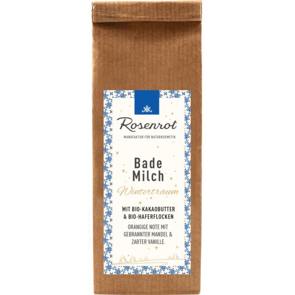 Rosenrot Bademilch Wintertraum