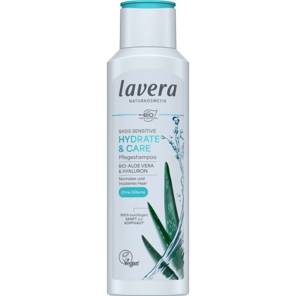 Lavera BASIS SENSITIVE PFLEGESHAMPOO HYDRATE & CARE Bio-Aloe Vera & Hyaluron