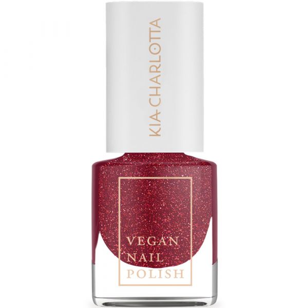 Kia Charlotta Nagellack Herbst Winter Schimmerndes Rot
