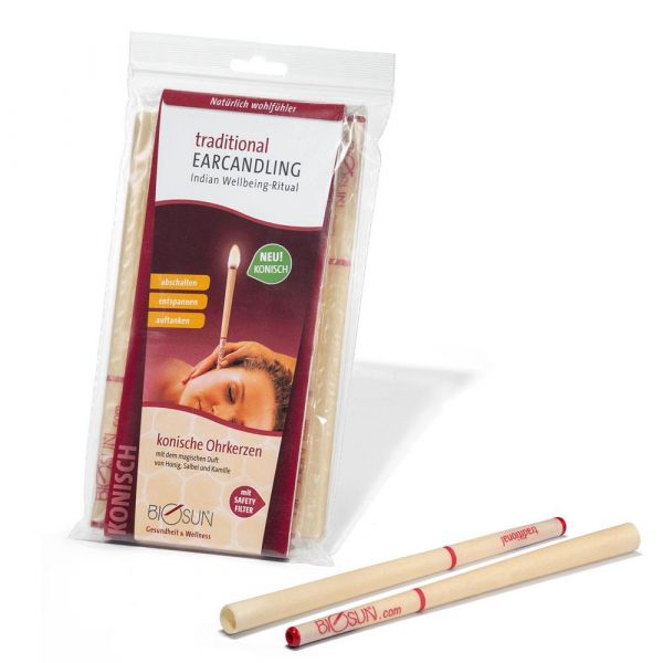 Biosun Konische Ohrenkerzen traditional 10 Stück