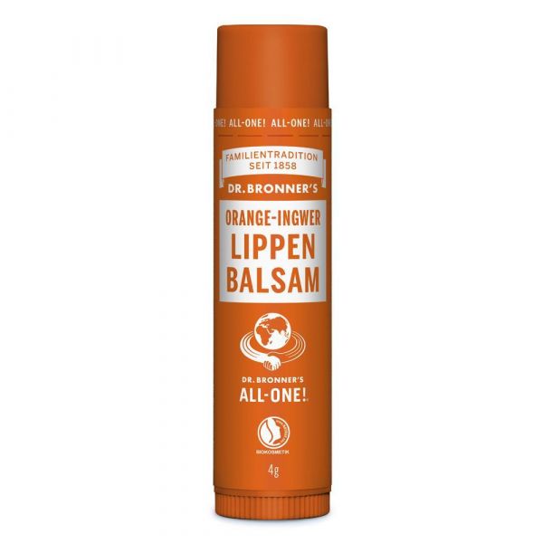 Dr. Bronner´s Lippenbalsam Orange Ingwer
