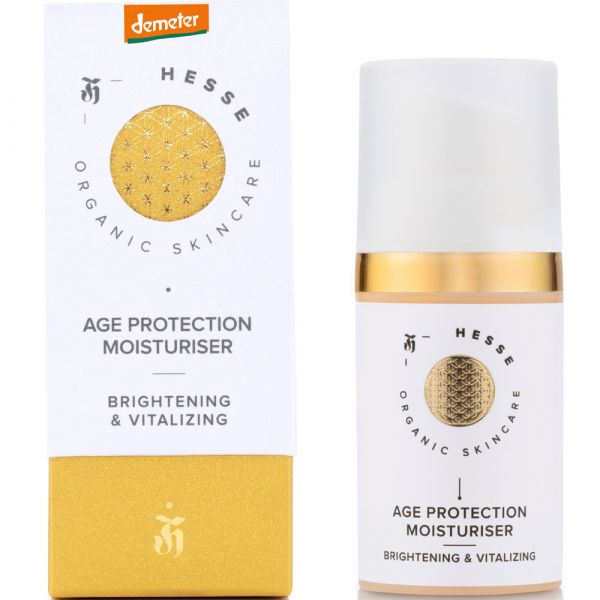 Hesse Organic Skincare AGE PROTECTION MOISTURISER Brightening & Vitalizing