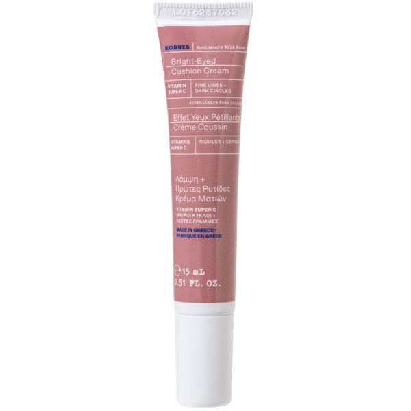 Korres WILD ROSE Augencreme für strahlenden Teint bei ersten Falten und Augenringen