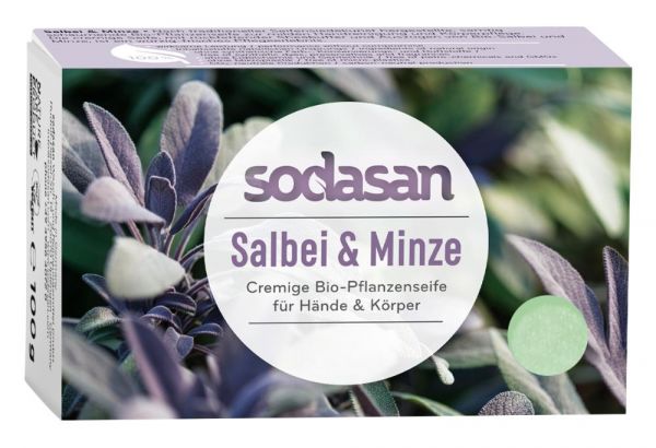 Sodasan Pflanzenseife Salbei & Minze