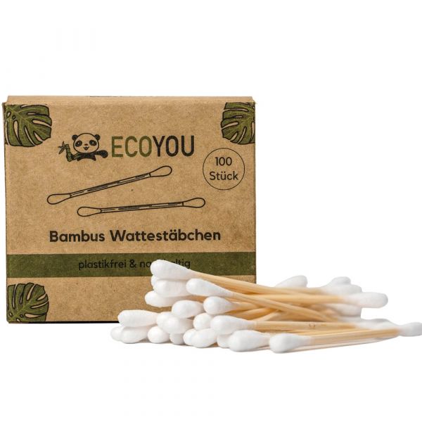 ECOYOU Bambus-Wattestäbchen