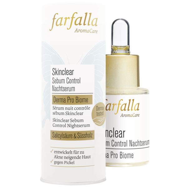 Farfalla Skinclear Sebum Control Nachtserum Derma Pro Biome