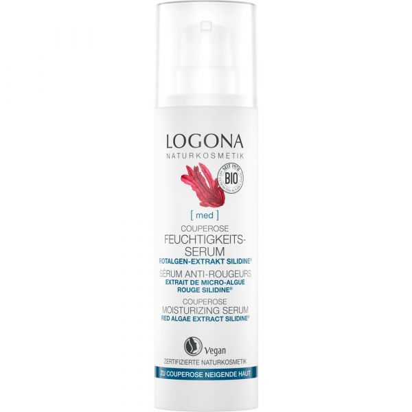 Logona Couperose Feuchtigkeits-Serum Rotalgenextrakt SILIDINE®