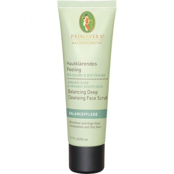 Primavera Hautklärendes Peeling Salbei Traube