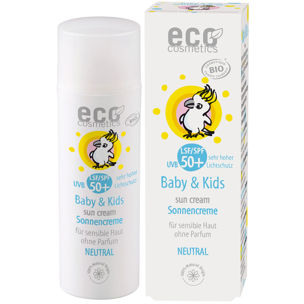 Eco Cosmetics Baby & Kids Crème solaire FPS 50+ neutre 50 ml - Soins solaires