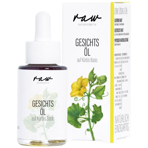 raw Naturkosmetik Gesichtsöl Kürbis