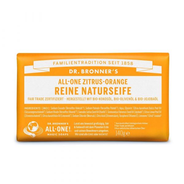 Dr. Bronners Barsoaps Zitrus Orange Dr. Bronners Barsoaps Zitrus Orange