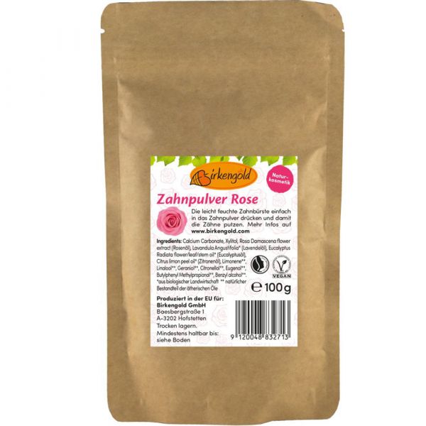 Birkengold Zahnpulver Rose Birkengold Zahnpulver Rose