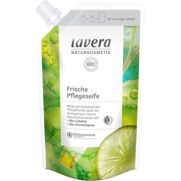 Lavera FRISCHE PFLEGESEIFE Bio-Limette & Bio-Zitronengras 500ml