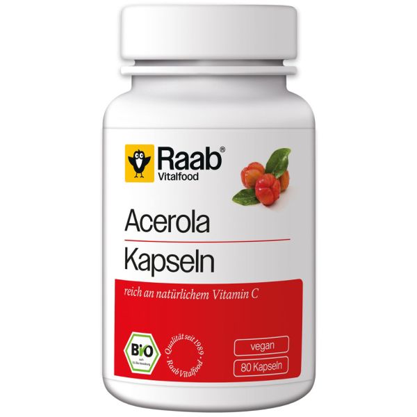Raab Vitalfood Acerola Kapseln bio