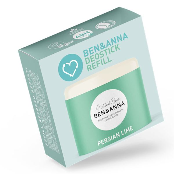 Ben & Anna Refill Case + Deostick Persian Lime 40g Refill Ben & Anna Refill Case + Deostick Persian Lime 40g Refill