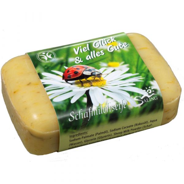 Saling Schafmilchseife Viel Glück Saling Schafmilchseife Viel Glück