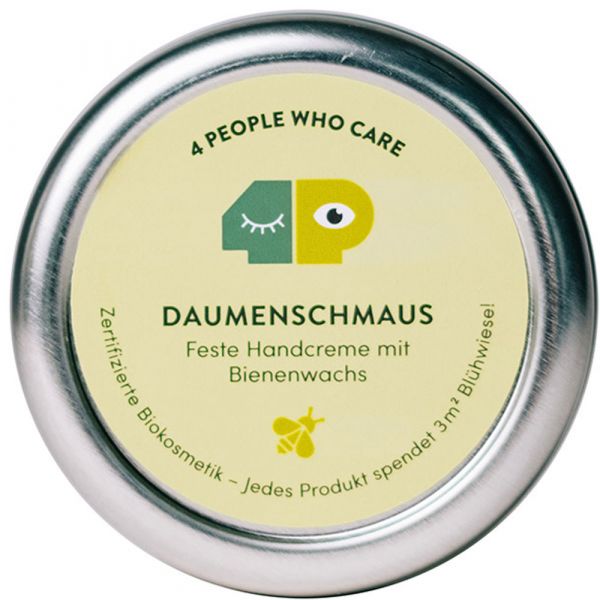 4 people who care Daumenschmaus feste Handcreme 30g 4 people who care Daumenschmaus feste Handcreme 30g