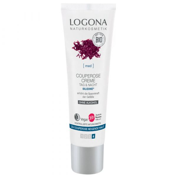 Logona Couperose Pflegecreme Rotalgenextrakt SILIDINE® Logona Couperose Pflegecreme Rotalgenextrakt SILIDINE®