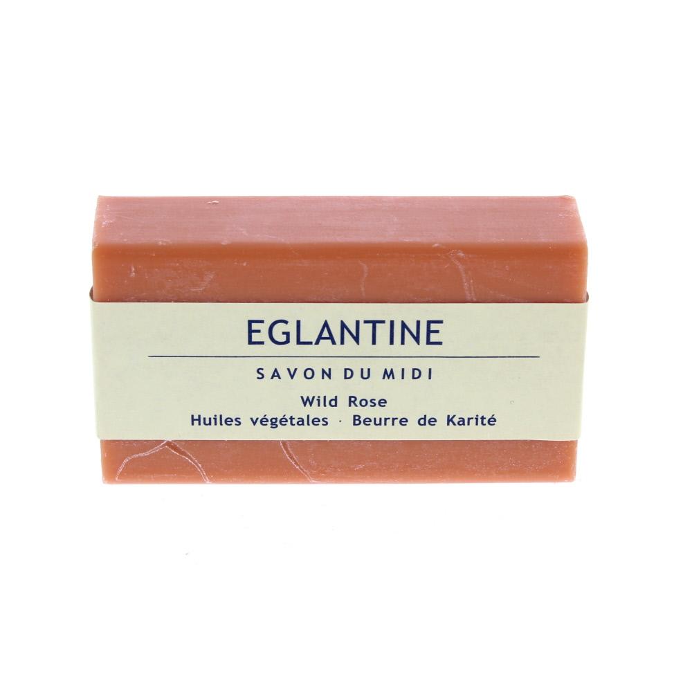 Savon Du Midi Savon au beurre de karité Rose sauvage 100 g - Savon Du Midi