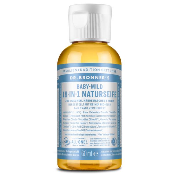 Dr. Bronners 18-IN-1 Naturseife Baby Mild 60ml