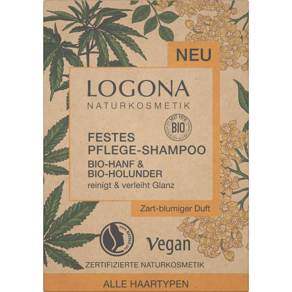 Logona Festes Bio Bio Shampoo Holunder Hanf 