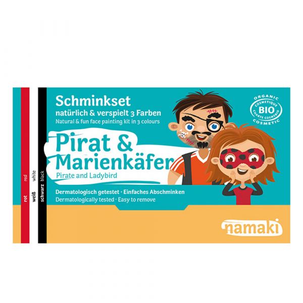 Namaki Cosmetics Schminkset Pirat & Marienkäfer Namaki Cosmetics Schminkset Pirat & Marienkäfer