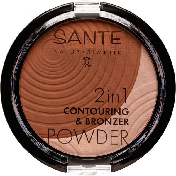 Sante 2in1 CONTOURING & BRONZER POWDER 02 medium dark