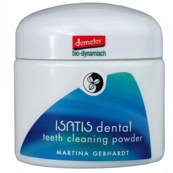 Martina Gebhardt ISATIS dental teeth cleaning powder