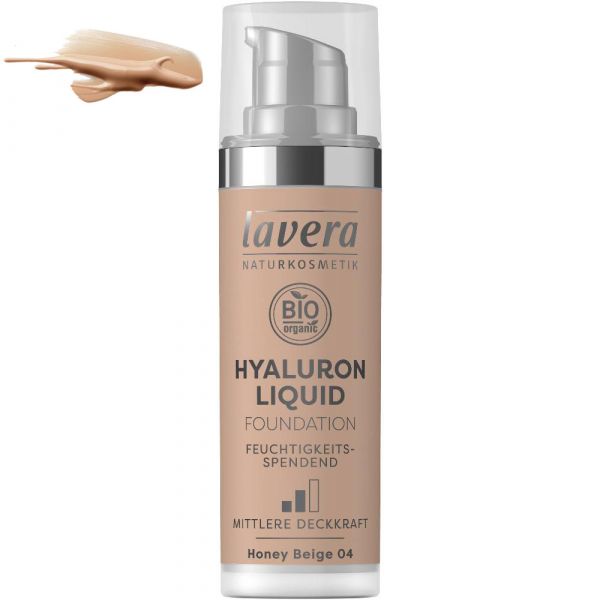 Lavera HYALURON LIQUID FOUNDATION Honey Beige 04 Lavera HYALURON LIQUID FOUNDATION Honey Beige 04