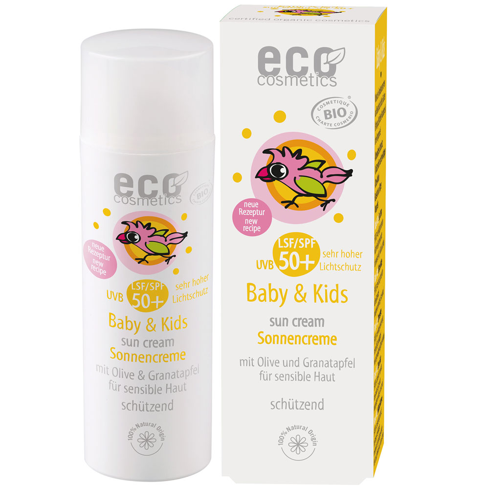 Eco Cosmetics Baby & Kids crème solaire SPF 50+ 50 ml - Soins solaires