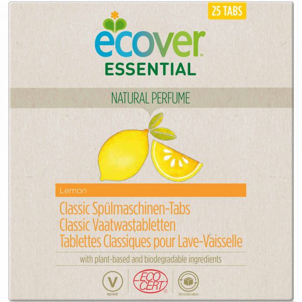 Ecover Essential Classic Spülmaschinen Tabs Zitrone 25 Stück