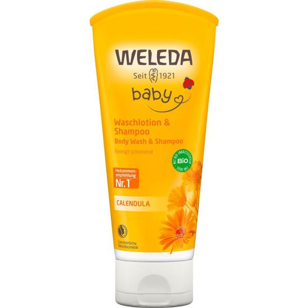 Weleda Calendula Waschlotion & Shampoo 200ml