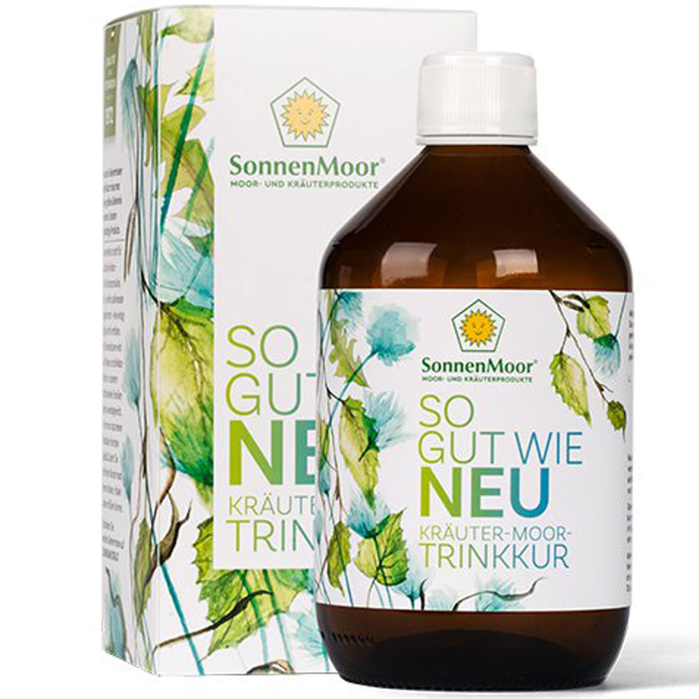 SonnenMoor SOUTENU Cure de boisson aux herbes & à la tourbe 500 ml - Complément alimentaire