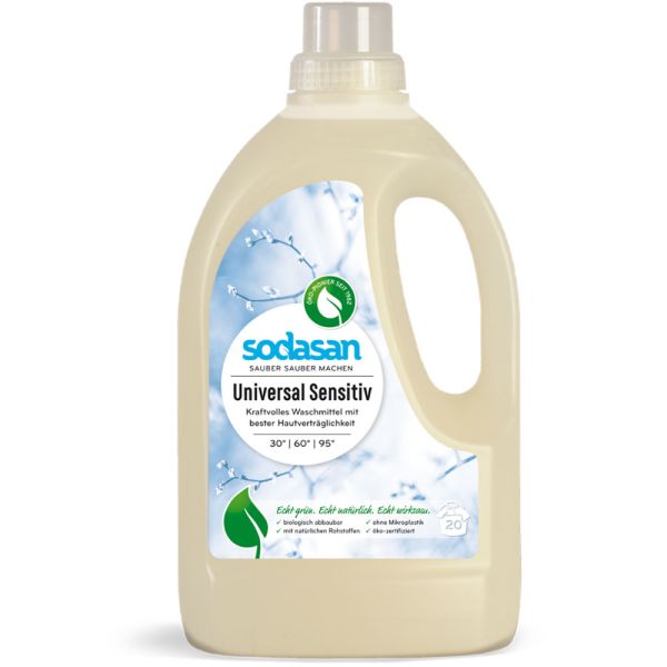 Sodasan Universal Waschmittel Sensitive 1,5 Liter