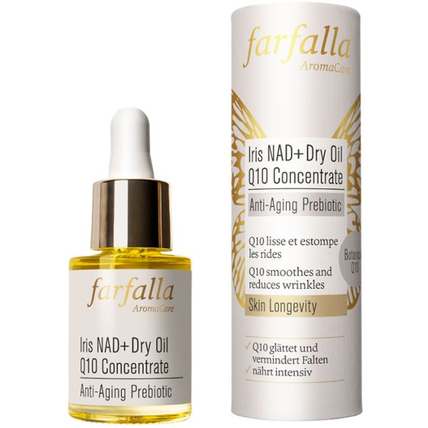 Farfalla Iris NAD+ Dry Oil Q10 Concentrate Anti-Aging Prebiotic