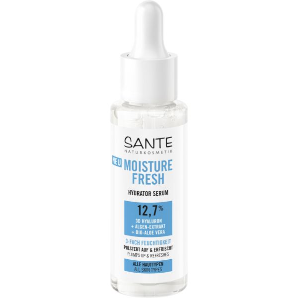 Sante Moisture Fresh Hydrator Serum 3D Hyaluron Algen-Extrakt & Bio-Aloe Vera